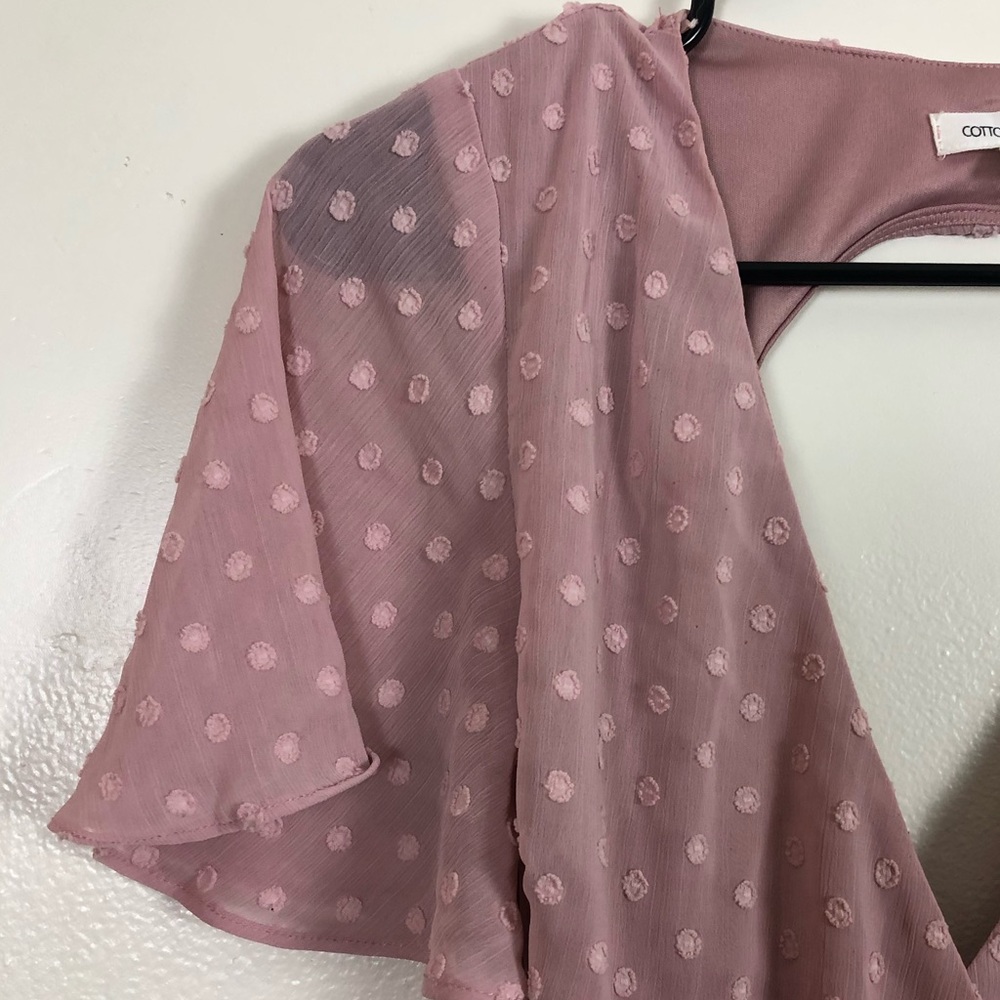 Cotton Candy LA Romper w/ Open Back - Picture 3 of 6